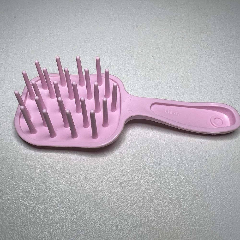 Barbie Size Pink Brush Accessory